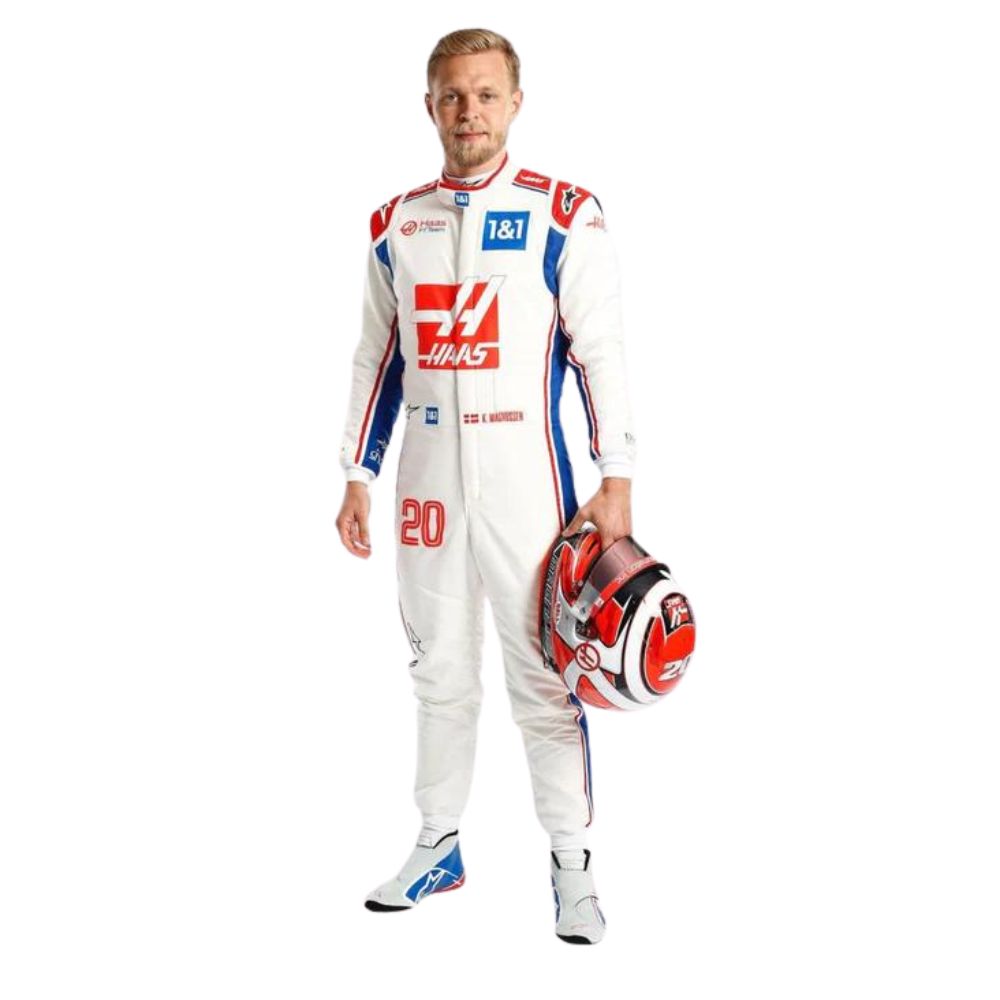 Haas F1 Team Kevin Magnussen 2022 Formula 1 Racing Suit Replica (Race)