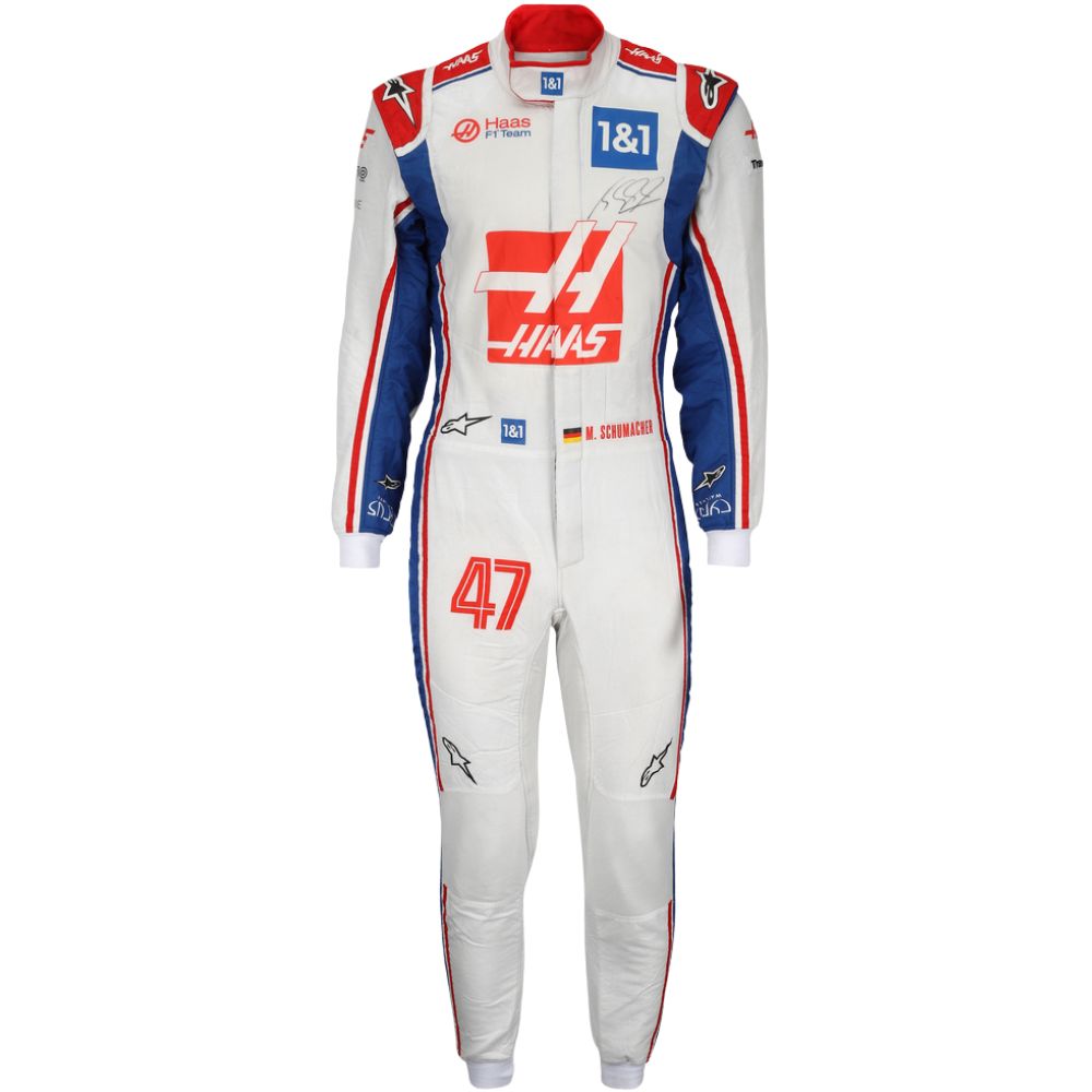 Haas F1 Team Mick Schumacher 2022 Formula 1 Racing Suit Replica (Race)