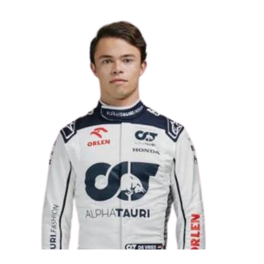 Scuderia AlphaTauri Nyck de Vries Formel 1 Rennoverall Replik 2023