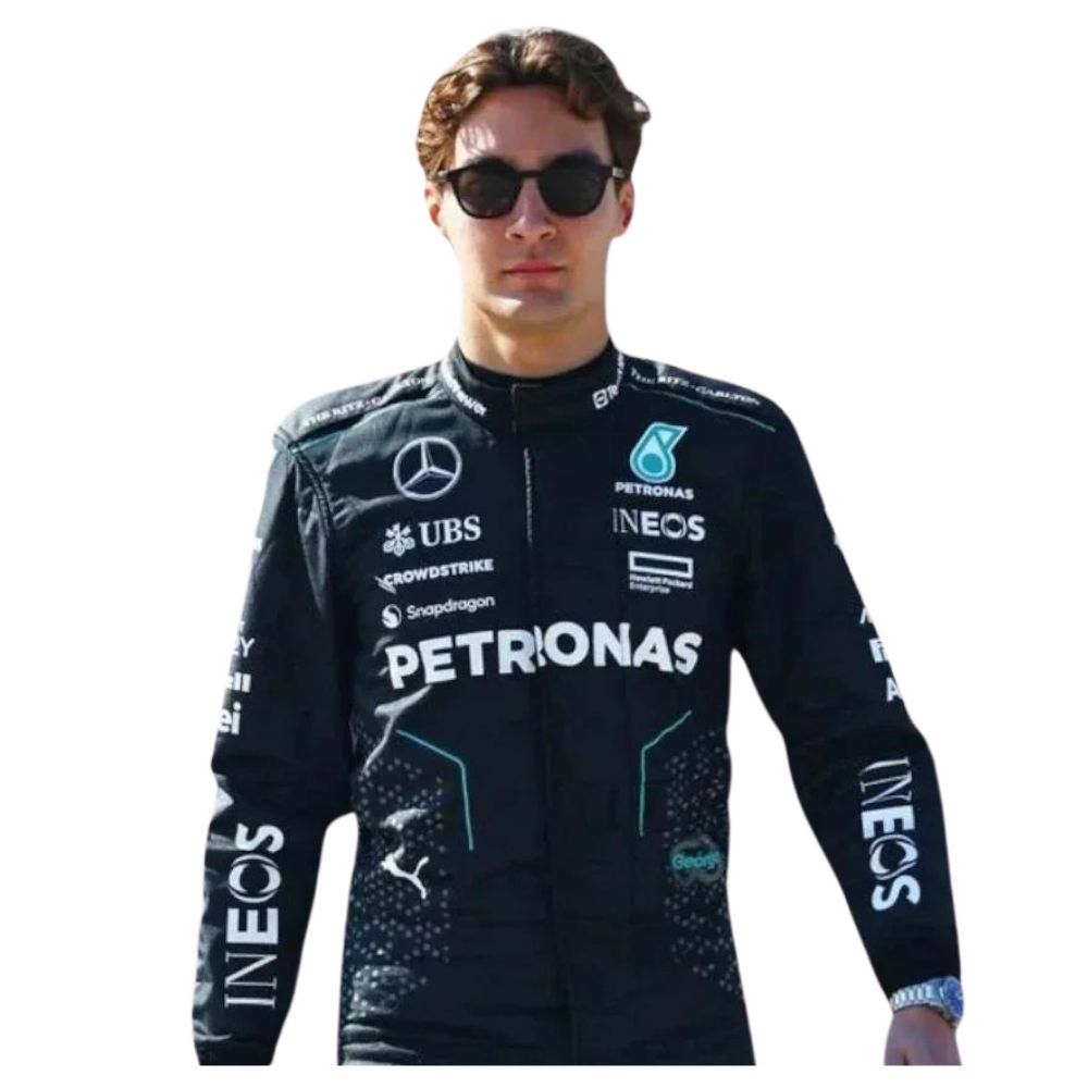 Mercedes-AMG Petronas F1 Team George Russell Formel-1-Rennanzug-Replik 2024