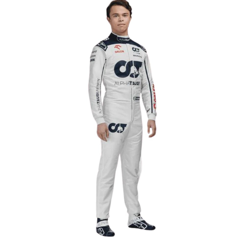Scuderia AlphaTauri Nyck de Vries Formel 1 Rennoverall Replik 2023
