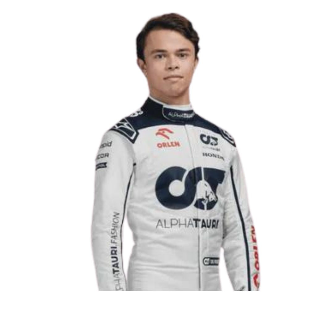 Scuderia AlphaTauri Nyck de Vries Formel 1 Rennoverall Replik 2023