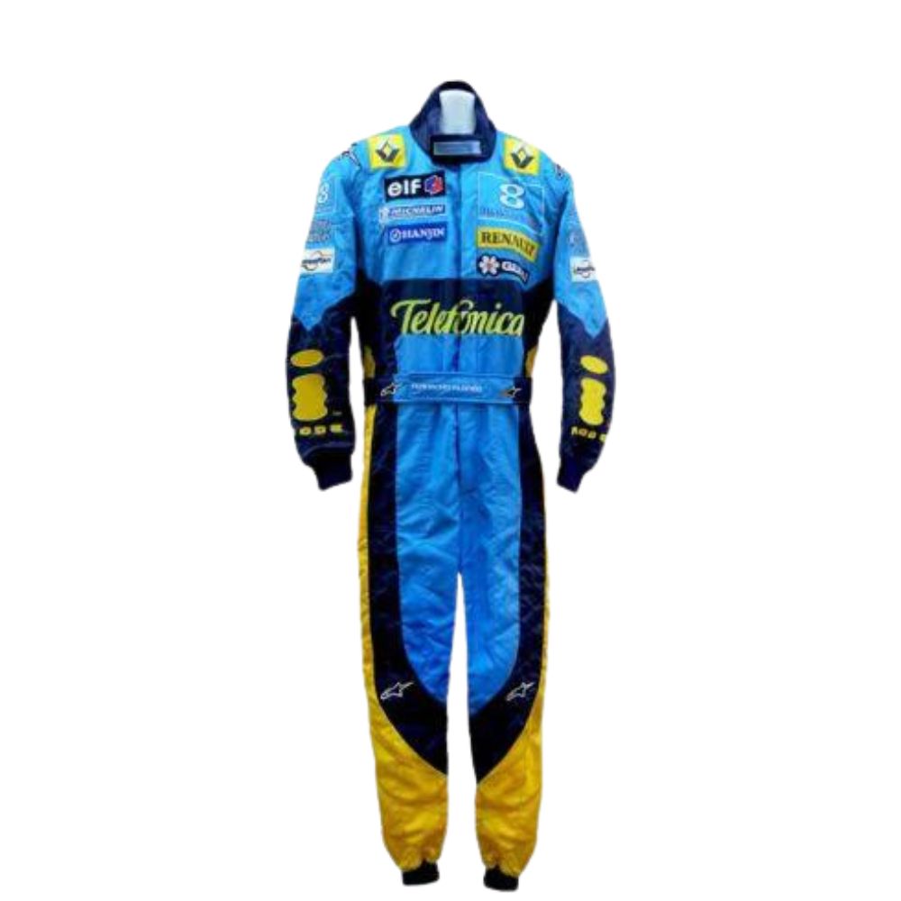 Renault F1 Team Fernando Alonso Formula 1 Racing Suit Replica (Race 2004s)