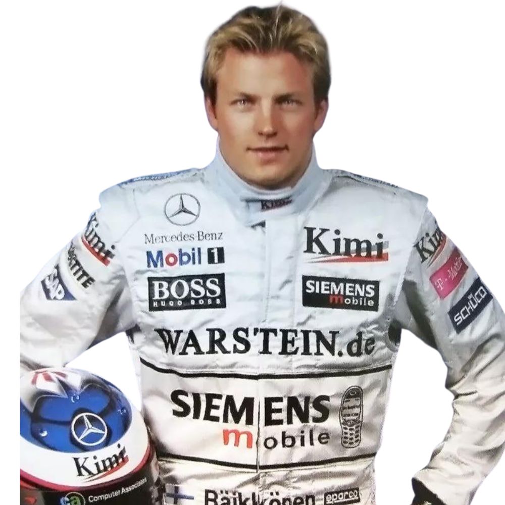 McLaren Formel-1-Team Kimi Räikkönen Formel-1-Rennanzug Replik (Kimi Räikkönen Race 2003s)