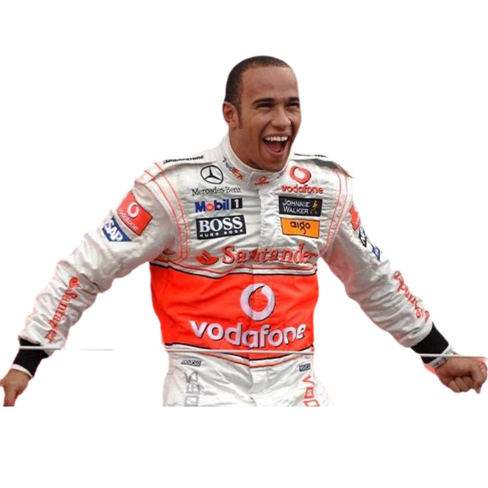 Mercedes-AMG Petronas F1 Team Lewis Hamilton Formel 1 Rennanzug Replika (: Rennen 2008s)