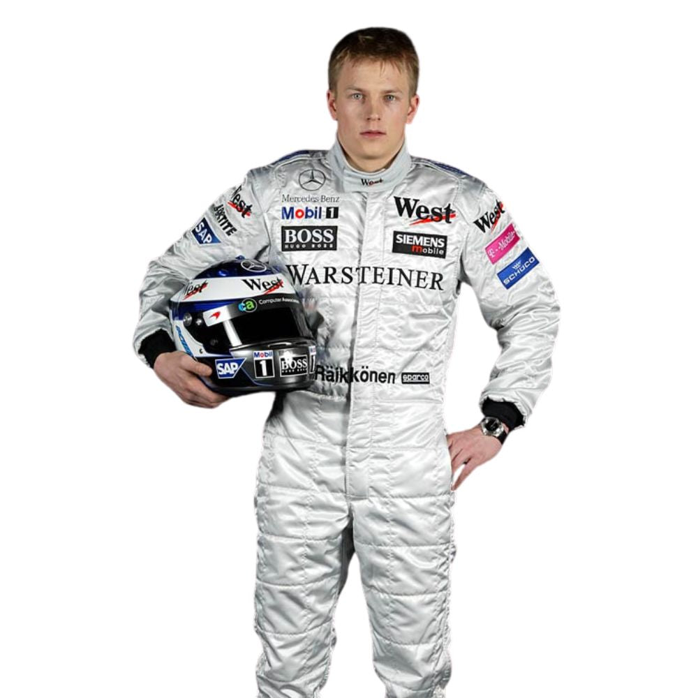 McLaren Formula 1 Team Kimi Räikkönen Formel 1 Rennanzug Replik (Kimi Räikkönen Race 2002)