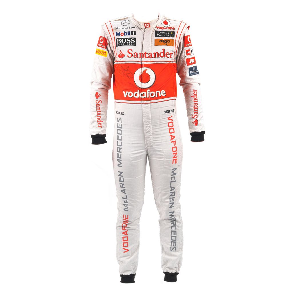 Mercedes-AMG Petronas F1 Team Lewis Hamilton 2011 Formula 1 Racing Suit Replica