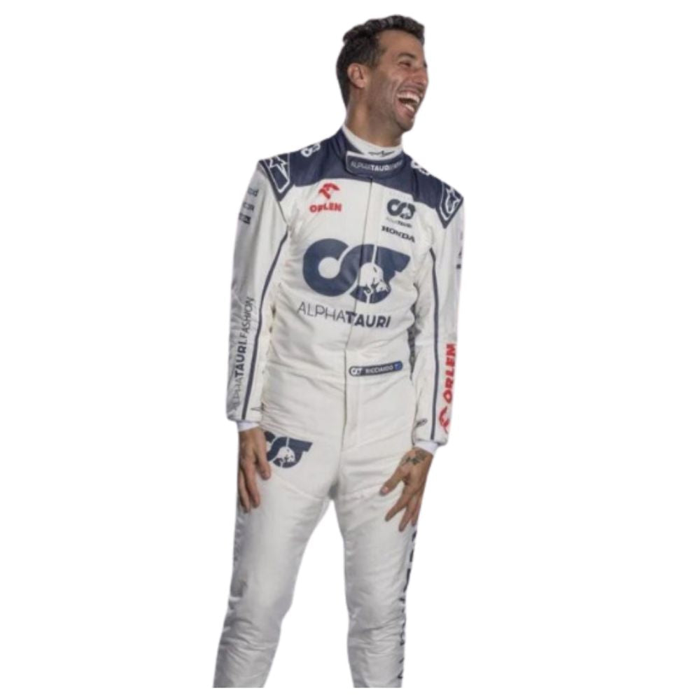 Scuderia AlphaTauri Daniel Ricciardo 2023 Formel-1-Rennanzug Replik