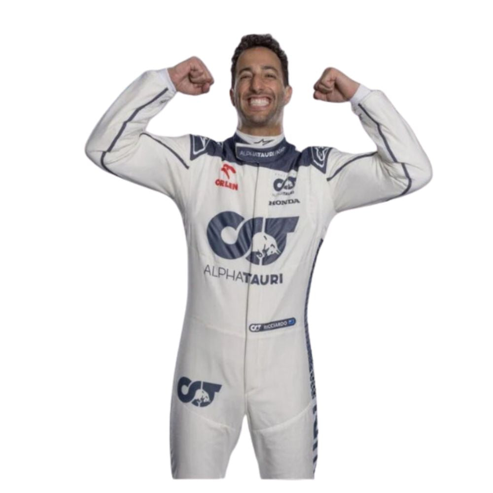 Scuderia AlphaTauri Daniel Ricciardo 2023 Formel-1-Rennanzug Replik