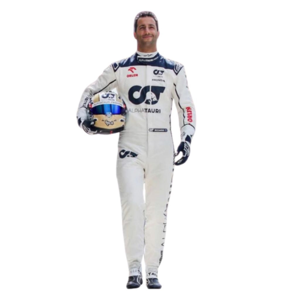 Scuderia AlphaTauri Daniel Ricciardo 2023 Formel-1-Rennanzug Replik