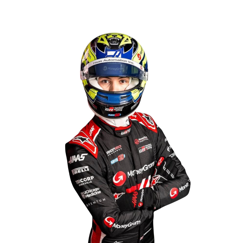 Haas F1 Team 2025 Formula 1 Racing Suit Replica (Ollie Bearman Team Race)