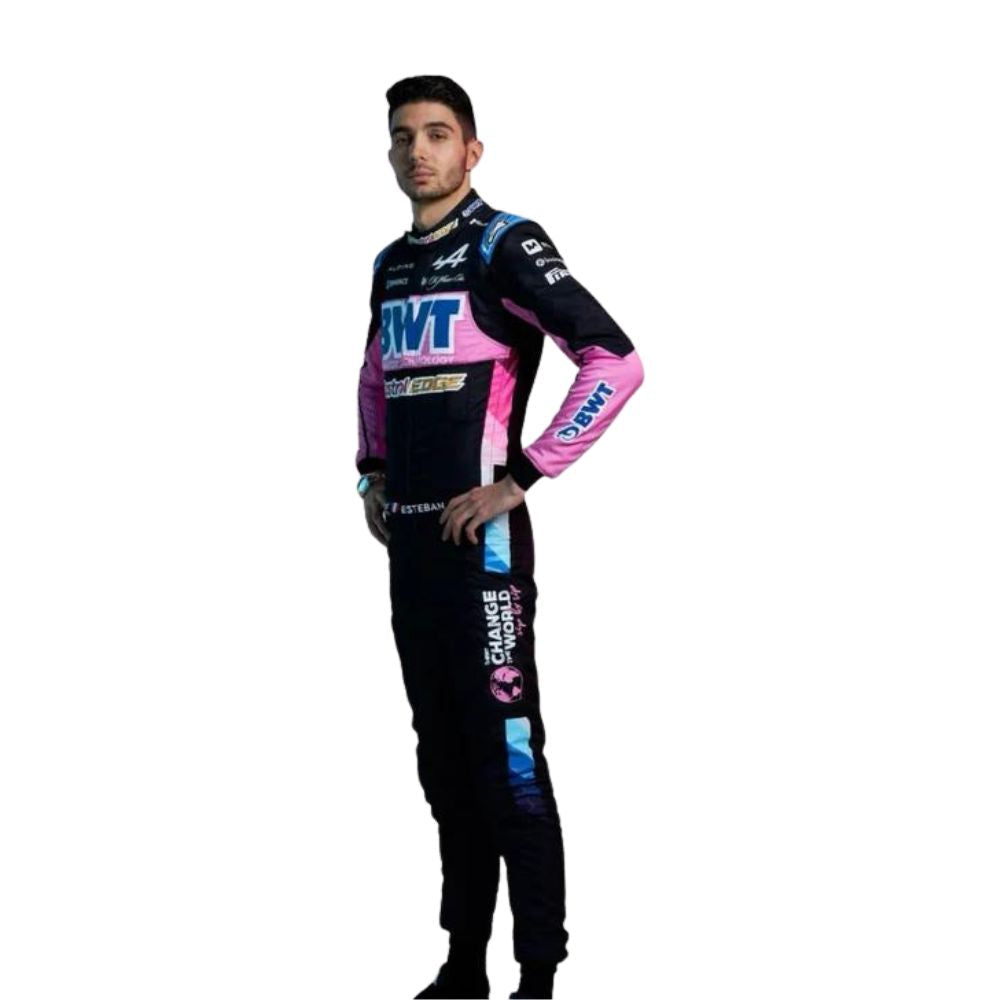 Alpine F1 Team Esteban Ocon 2024 Formel 1 Rennanzug Replik