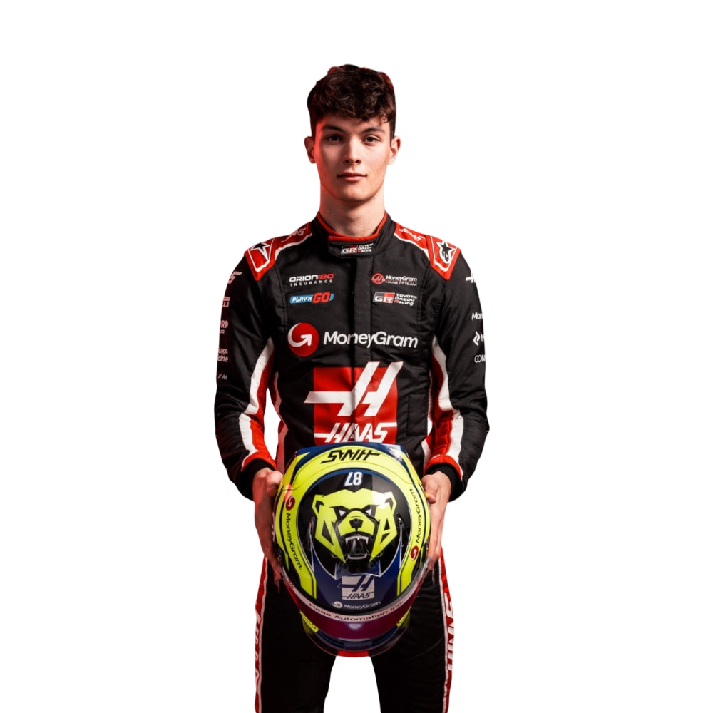 Haas F1 Team 2025 Formel 1 Rennanzug Replik (Ollie Bearman Team Rennen)