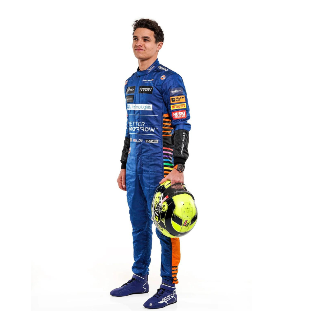 McLaren Formel 1 Team Lando Norris 2020 Formel 1 Rennanzug Replik (Rennen McLaren)