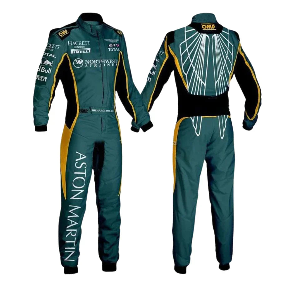 Aston Martin Aramco F1 Team Formula 1 Racing Suit Replica
