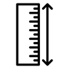 Size chart icon