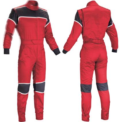 Go-Kart-Rennanzug in Rot