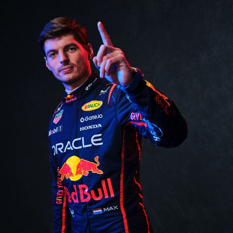 Oracle Red Bull Racing Max Verstappen 2025 Formel-1-Rennanzug-Replika