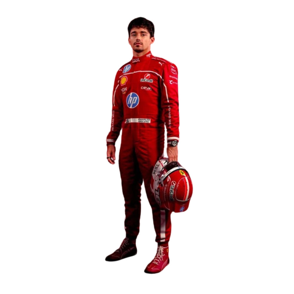 Scuderia Ferrari Charles Leclerc 2025 Formel 1 Rennanzug Replik